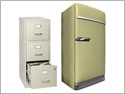 Cabinet and Refrigerator
